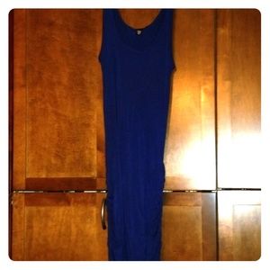 Form fitting tank top dress.